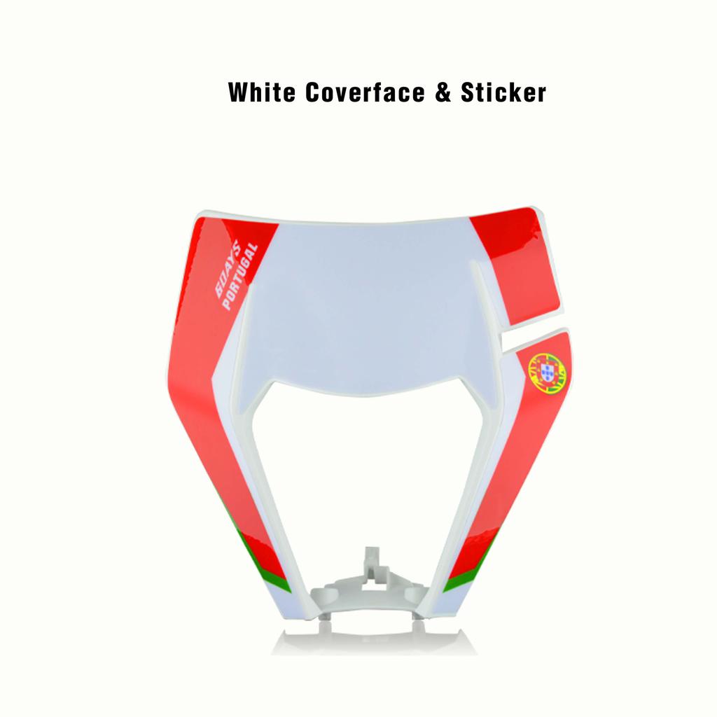 MCHMFG Motorcycle LED Headlight Headlamp Head Light Supermoto Fairing For KTM EXC SXF MX Dirt Bike Enduro LED Headlight