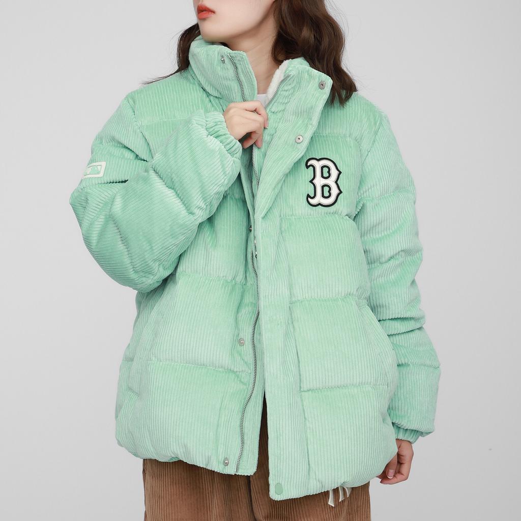 New MLB Boston Red Sox Down Jackets Unisex Light Mint 3ADJC0116-43MTL