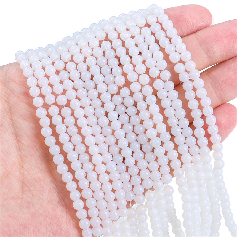 95Pcs Crystal Glass Beads Solid Loose Spacer Beads for DIY Necklace Bracelet Jewelry Making