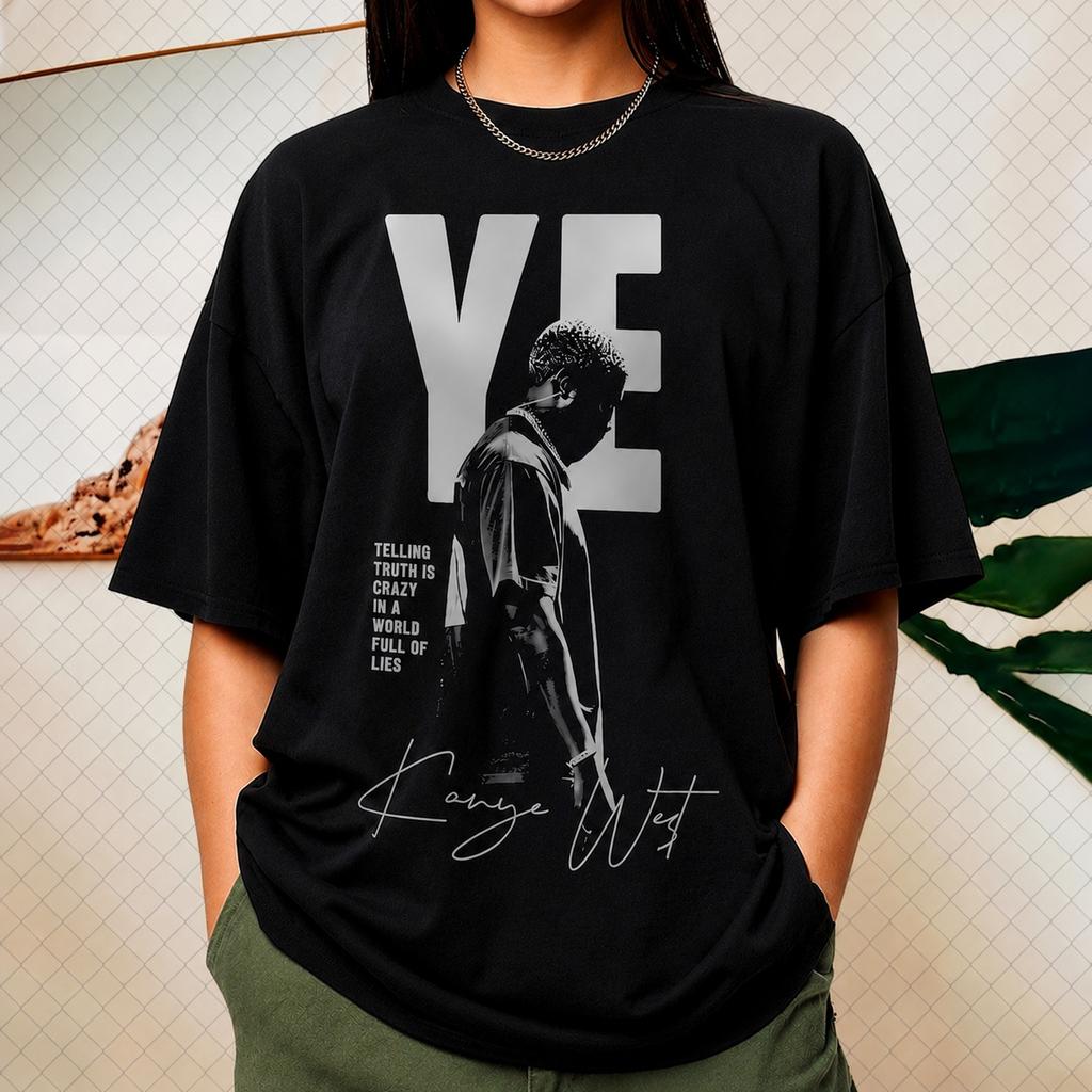 Vintage 90s Bootleg Graphic Style T-Shirt, Kanye West Retro Shirt, Kanye West