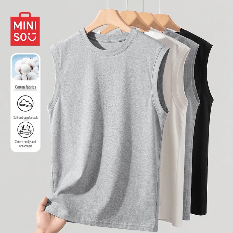 MINISO Мужская безрукавка в американском ретро стиле