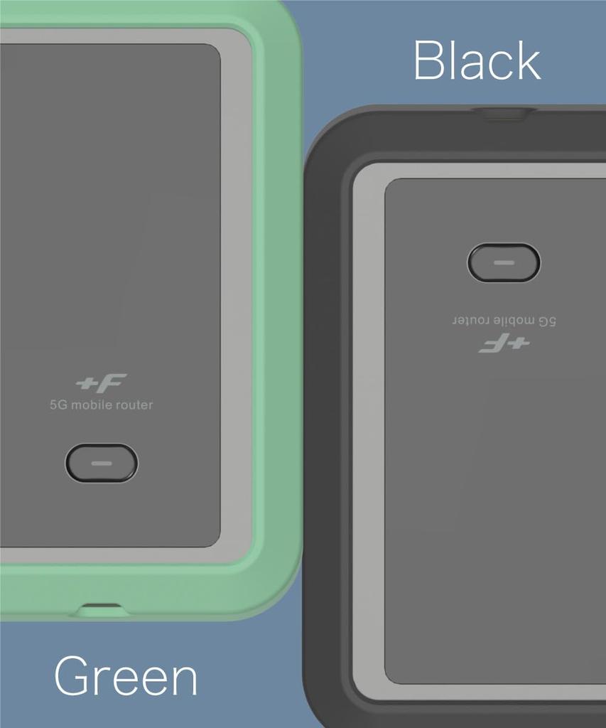 Чехол для мобильного маршрутизатора LOE Fujisoft FS050W, изготовленный в Японии, с защитной пленкой (зеленый)