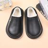 Children's Plush Non-slip Winter Slippers - Thick Warm Cotton for Outdoor Use