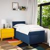 Maison Exclusive - Sommier à lattes de lit avec matelas Bleu 90x200 cm Tissu