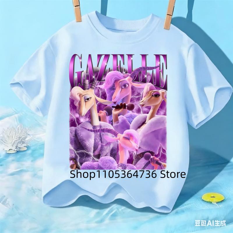 New kids t shirts 4 to 14 years Zootopia 2 Short Sleeve boys Girls 2026 new Summer judy Print nickTShirt
