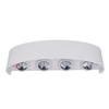Modern 90-265V LED Wall Lamp Aluminum Alloy IP65 Waterproof Wall Mount Light 8W LED Wall Light Hotel