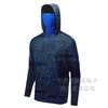 Quick-drying fishing suit men's summer breathable sunscreen UPF50 + hooded mask fishing shirt