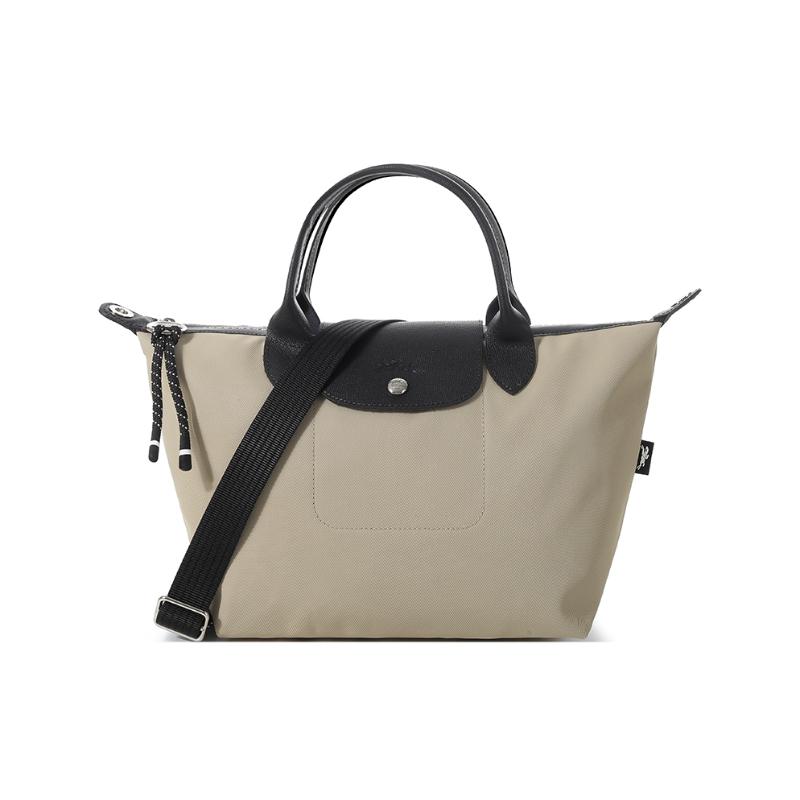 Longchamp Сумка через плечо Le Pliage Energy из переработанного холста, маленькая, женская, цвет Земляной Умбра