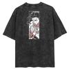 Hip Hop Streetwear Oversize T Shirt Women 2025 Anime Printed Graphics T-Shirt Summer Washed Tshirt Cotton Tops Tees