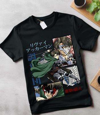 Футболка Микаса Атака Титанов Футболка Shingeki No Kyojin Аниме Футболка AOT Все Размеры