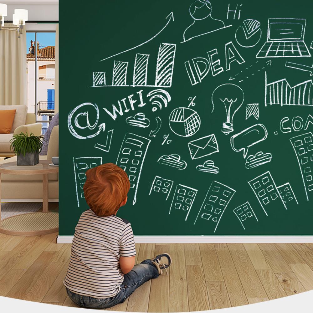 Стираемые наклейки для школьной доски, стираемая доска для рисования, декор для стен, стираемая доска для детских комнат, спален, офисов, школ