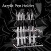 12/24/36/48 Holes Acrylic Pen Holder Clear Stationery Display Stand  Beauty