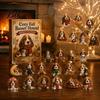 Dog Themed Hanging Charms 2026 Advent Calendar, 24-Days Christmas Countdown Calendar with 24 Festive Puppy Pet Lover Holiday Gifts Ornament,