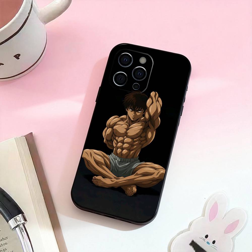 Чехол для телефона Anime B-Baki H-hanma для iPhone 17,16,15,14,13,12,11 Plus,Pro,Max,XS Мягкий силиконовый чехол