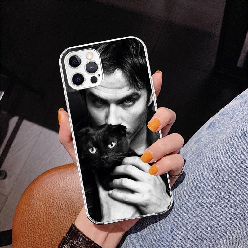 The Vampire Diaries Salvatore Phone Case For iPhone 17 Air 16 Pro Max 16E 15 + 14 Plus 11 12 13 Mini 7 8 SE Gift Print Cover Fun