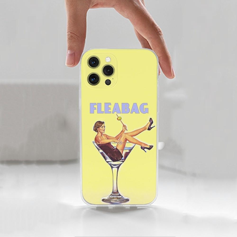 Чехол для телефона Fleabag-es TV для iPhone 16,15,14,13,12,11 Plus,Pro,Max,XR,XS,X,7,8 Plus,SE,Mini,Прозрачный,Силиконовый Чехол