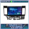 Для MITSUBISHI LANCER 9 10 X 2008 2009 2010 2011 - 2016 Автомобильный Android 14 Автомобильный Радио Стерео Аудио GPS Плеер Carplay Авто Экран 4G