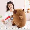 Stretchable Sugared Capybara Gourd Plush Toy Cute Fabric Doll Animal Birthday