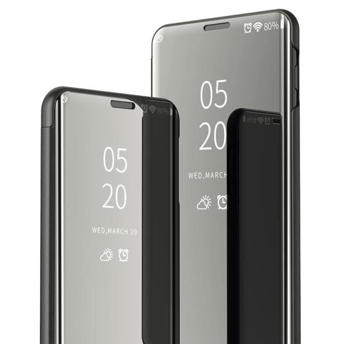 Чехол - Samsung - Galaxy S10 - Clear View - Флип - Защита 360° - Сине-фиолетовый