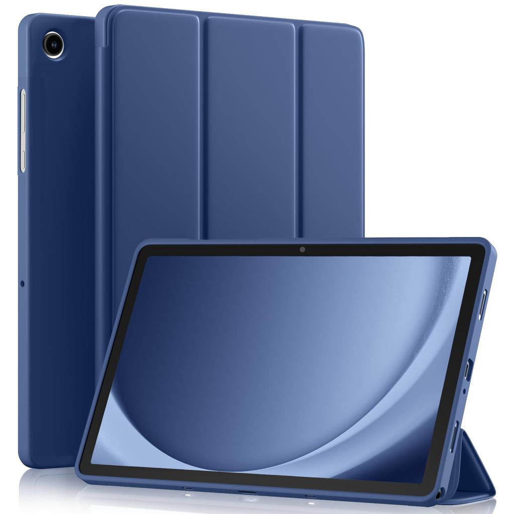 For Samsung Galaxy Tab A8 A9 A11 Plus 10.5 8.7 11 X200 X210 X230 X110 X130 Soft Silicone TPU Tablet Case Stand Flip Smart Cover