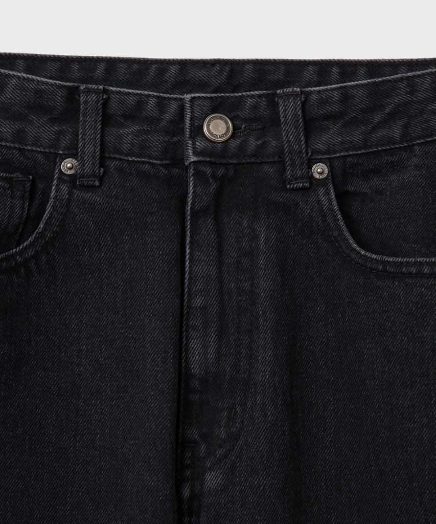 Джинсовые брюки Bellie Mid-Wide - Стирка Черный