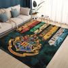 3D H-Hogwarts Magic Sign Gift Rug Carpet for Living Room Bedroom Home Decor,kids Play Non-slip for Sofa Doormat