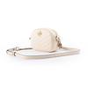 Tory Burch TB Kira Lambskin Quilted Leather Chain Shoulder Bag Women shoulder bag Cream-White 90450-122