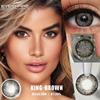 Eyeshare KING Series Dark Blue Colored Contact Lenses for Eyes Fashion Natural Yearly Lens 14.2mm 2pcs/pair