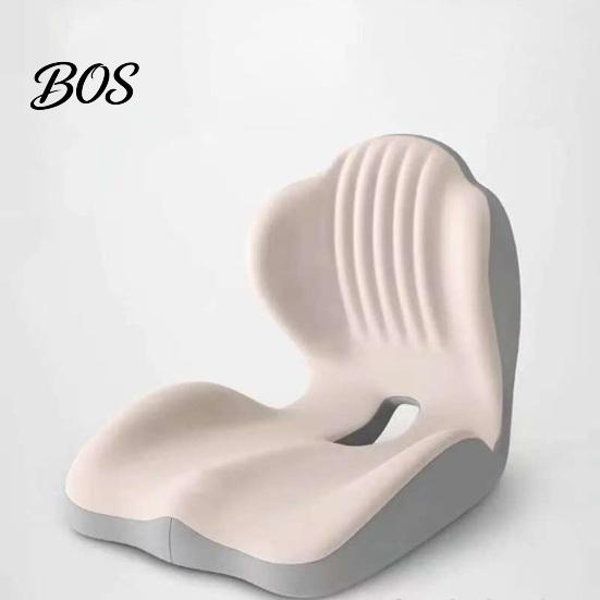 Lumbar Support Seat Pad Ergonomic Cushion with Support, Breathable Office Chair for Back & Butt, High-Density Memory Foam Car Home Skin-friendly Cover