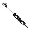 Sparkly Rhinestone Pen Beadable Pen, Glitter Plastic Beaded Halloween Pumpkin Ghost Skull Office Supplies Gel Ink for DIY Craft Making, School Set