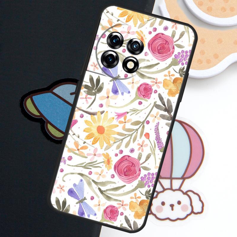 Dragonfly Case For OnePlus Nord CE 5 3 4 Lite N20 N30 OnePlus 15R 10T 12R 13R 15 13 12 11 10 Pro Cover
