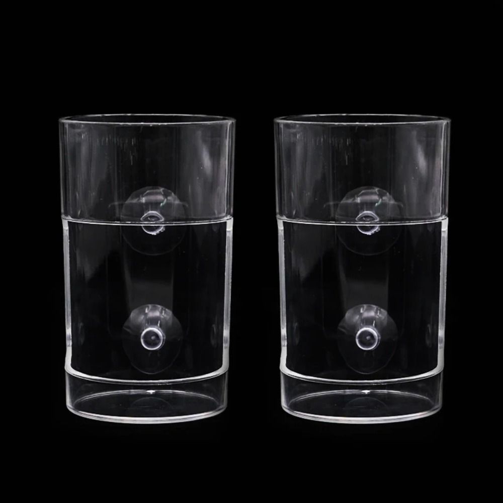 Suction Cup Aquarium Feeders Ring Acrylic Fish Tank Food Dispenser for Baby Fish Shrimp