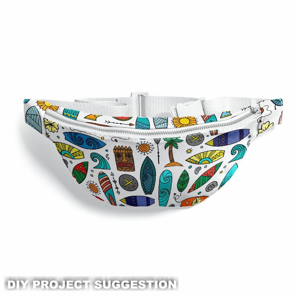 Outdoor Dekostoffe Oxford - Motiv Surfbretter