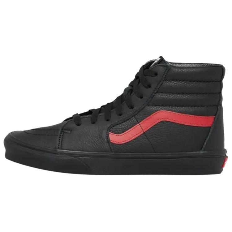 Vans Кеды Sk8-Hi Leather Pop - Black Chili Pepper Унисекс VN0A4U3C2HH
