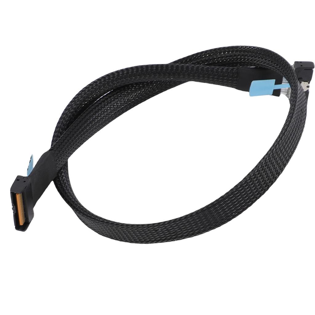 Кабель MCIO к MCIO 8X 74 контакта 2,1 фута Прямой к Прямому Кабель для передачи данных на высокой скорости 32 Гбит/с для Серверного Дата-центра