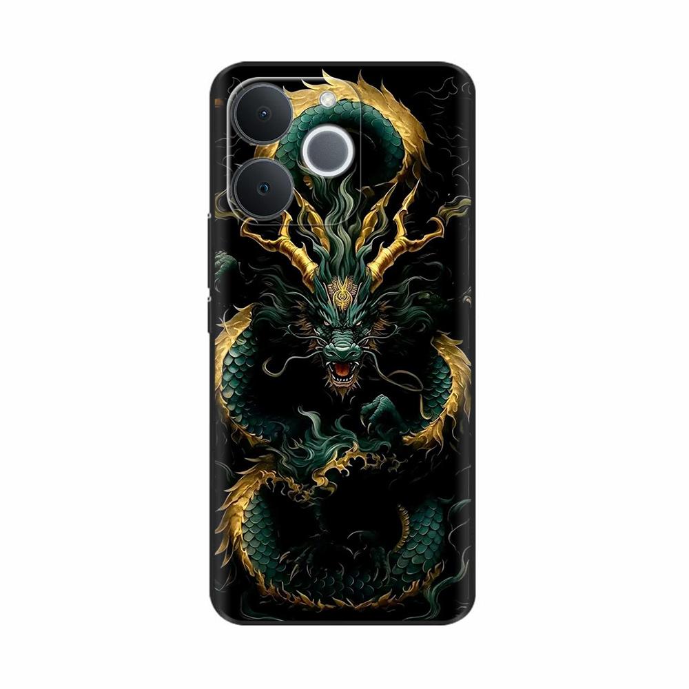 Чехол для телефона Realme Note 70 70T 4G Модный чехол с динозавром Высококачественный чехол-обложка для Realme Narzo 80 Lite Полная защита Funda