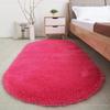 Oval Carpets for Living Room Sofa Bed Bedides Mats Soft Rugs Non-slip Bedroom Mats Home Decoration Tapetes