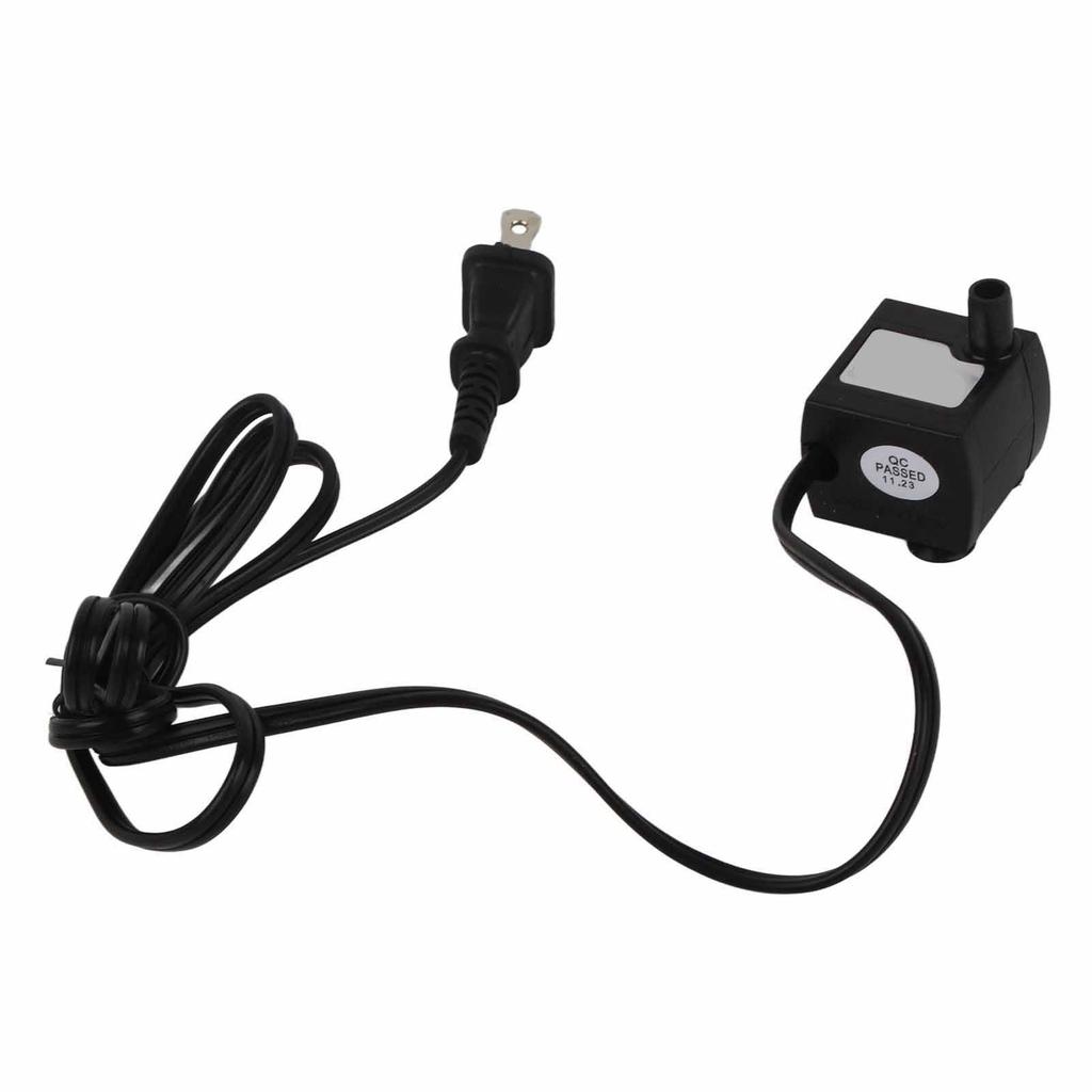 Насос для фонтана для домашних животных IPX8 водонепроницаемый регулируемый тихий мини погружной водяной насос для кошек