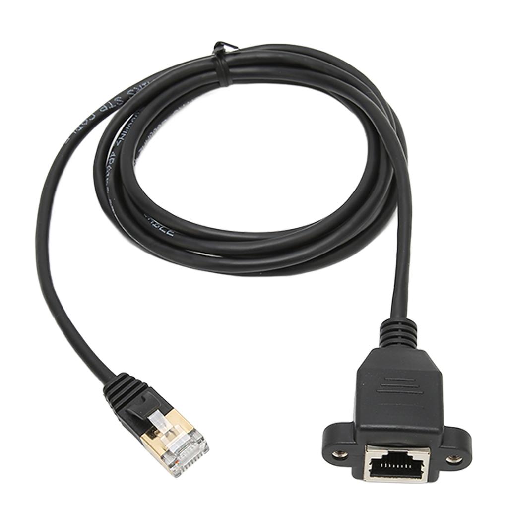 Ethernet Extension Cable 4.92ft 3.8mm RJ45 CAT8 OD 8P8C Male To Female Cat 8 Ethernet Cable for