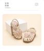 David Bella children's sandals summer girls' single shoes baby walking shoes baby soft soled children's shoes