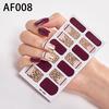 Women Hot Nail Sticker Plastic Sticker Nail Sticker Decals Art Casual Fashion Elegant Randomly