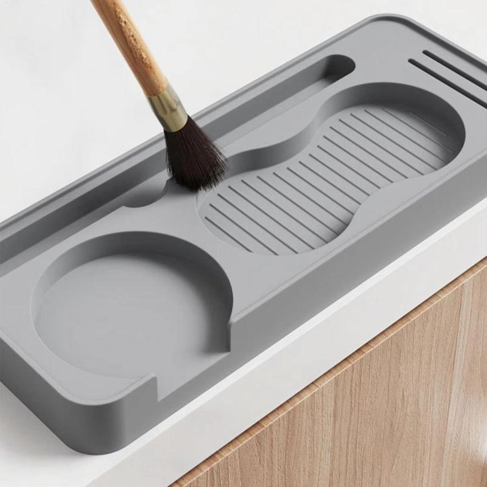 Space Saving Espresso Tamping Mat Countertops Protections Coffee Powder Press Seat Espresso Tools