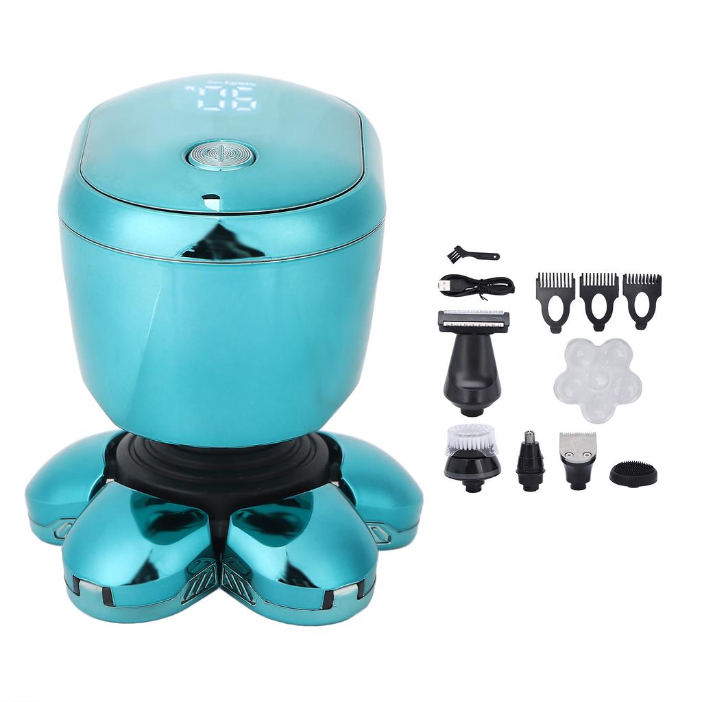 Electric Razor Set USB Rechargeable Waterproof Multifunctional 6 In 1 Men " S Shaving Grooming Kit