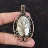 Tree Of Life Dendrite Opal Pendant Copper Wire Wrapped Pendant Tree Of Life Jewelry Gemstone Pendant Handmade Copper Jewelry Gift For Mother