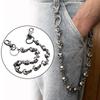 Fashion HipHop Gothic Link Coil Heavy Duty Waist Chain Punk Skull Belt Adjustable Strap