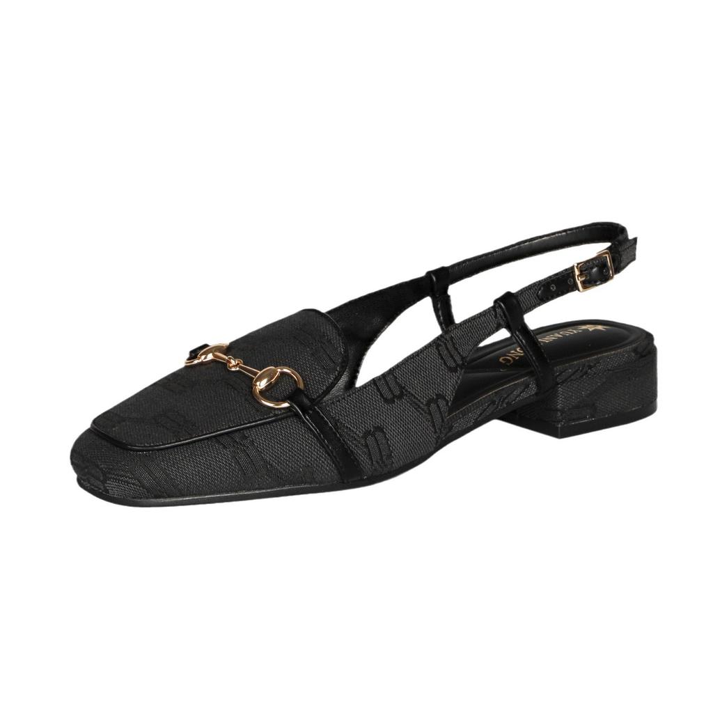 Cool Slippers Women's Senior Sense 2025 French Style Not Tired Feet Single Shoes Comfortable Empty Breathable Not Stuffy Feet Women's Shoes