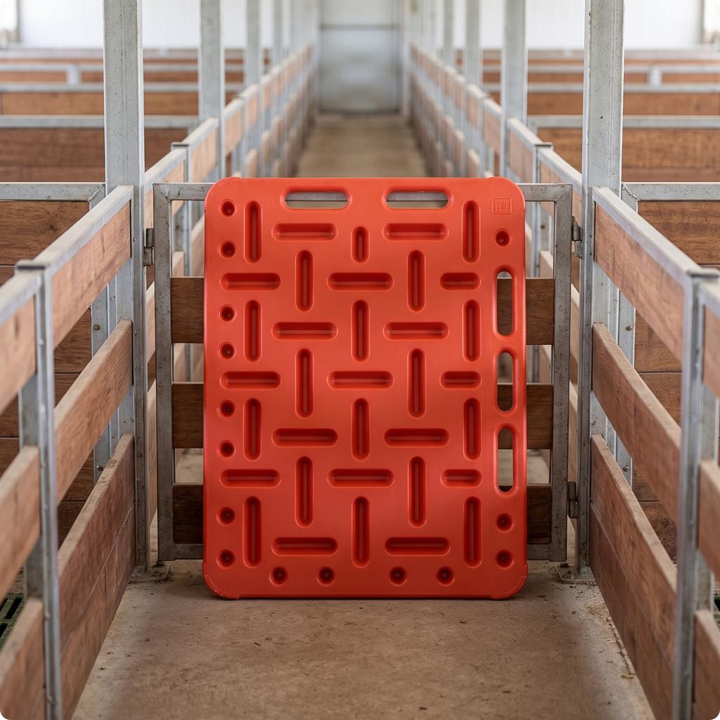 Pig Driving Board Heavy-Duty Hog Sorting Board Livestock Sorting Panel Easy to Clean Animal Handling Equipment Safe for Farmers