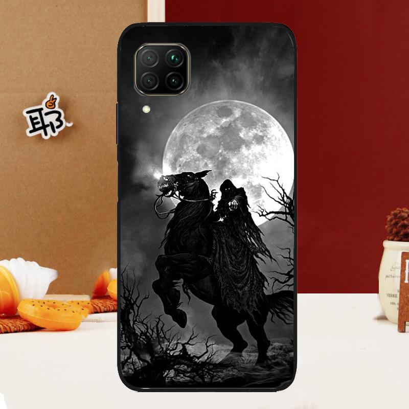 Death Grim Reaper Skull For Huawei Nova Y91 Y61 Y60 Y70 Y72 Y73 Y90 12i 11i 3i 7i 8i 9 10 SE P20 P40 P30 Lite Case
