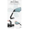 WEST BIKING Bike Handlebar Mirror Cycling Rear View Mirror 360 Degree Rotating Rearview Handlebar for Bicycle Left Right Mirror