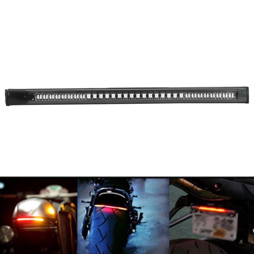 48SMD Car Signal Light License Plate Turning Tail Brake Motorcycle Stop Lamp Strips